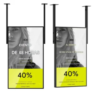 MWE664 Señalización digital de un solo lado Pantallas digitales de ventana