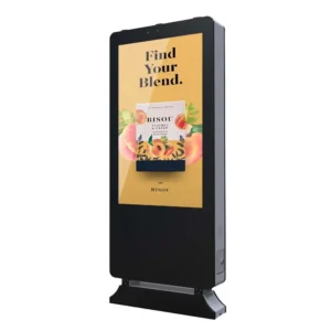 MWE915 Reproductor de pantallas publicitarias LCD con iluminación destacada para exteriores